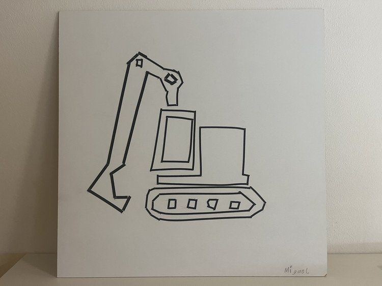 Kunst/Werken-AG Klasse 2-4 tape art