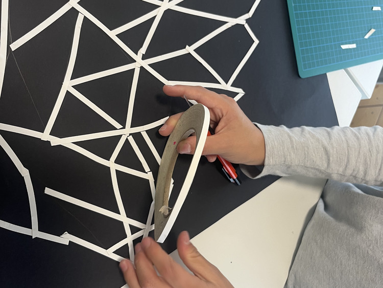 Kunst/Werken-AG Klasse 2-4 tape art