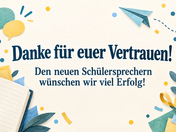 Wechsel bei der Schülersprecherwahl
