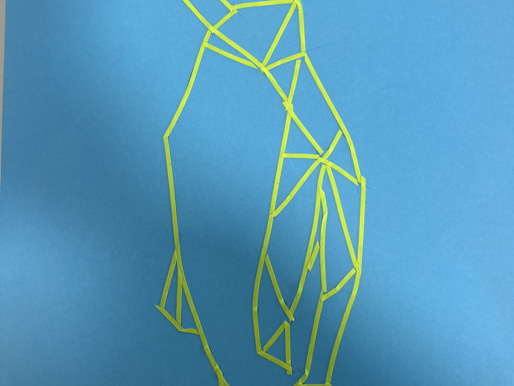 Kunst/Werken-AG Klasse 2-4 tape art