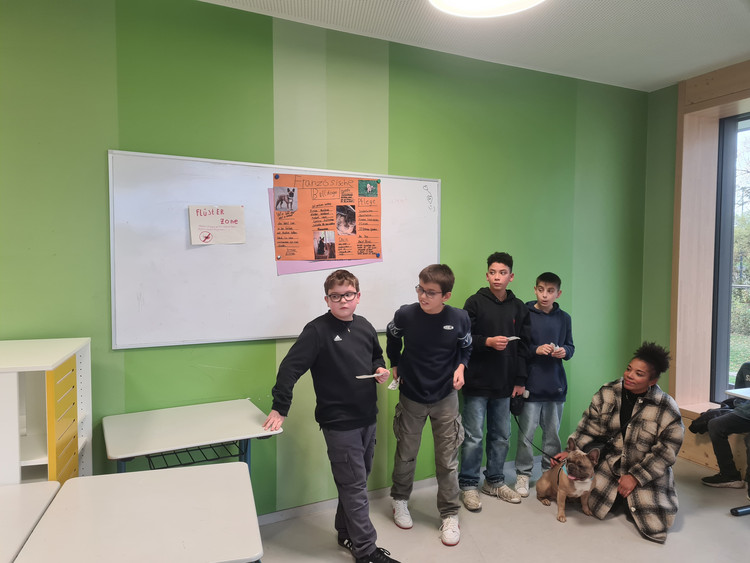 Hunde, Katzen und Hamster zu Besuch an der GMS